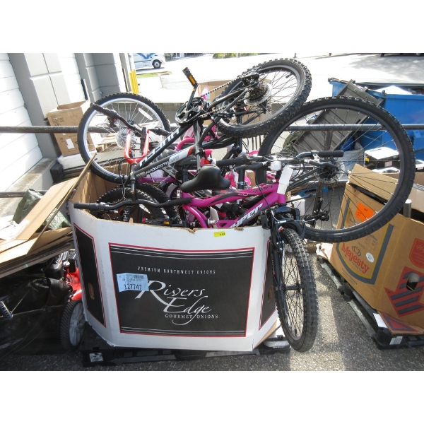Skid of Assorted Customer Return Bicycles