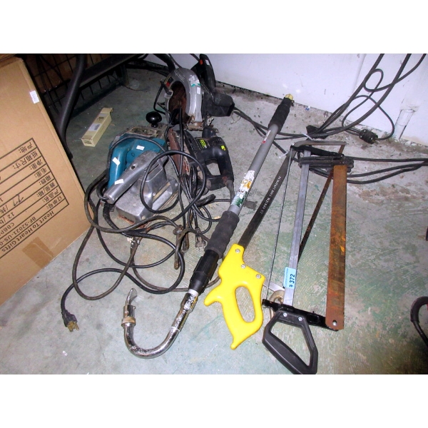 7 Piece Lot of Electric & Manual Tools - Preowned