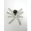 Image 4 : 3 Rhinestone & Crystal Spider Brooches