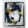 Image 2 : New Sterling Silver Gemstone Bead Bolo Bracelet
