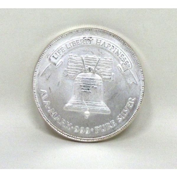 1 Oz .999 Silver Liberty Bell Round 