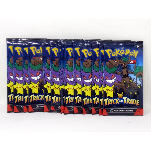 20 New Packs of 3 Pokemon "Trick or Trade" Cards