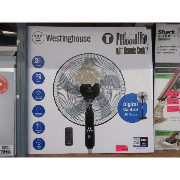 Westinghouse 18" Pedestal Fan with Remote