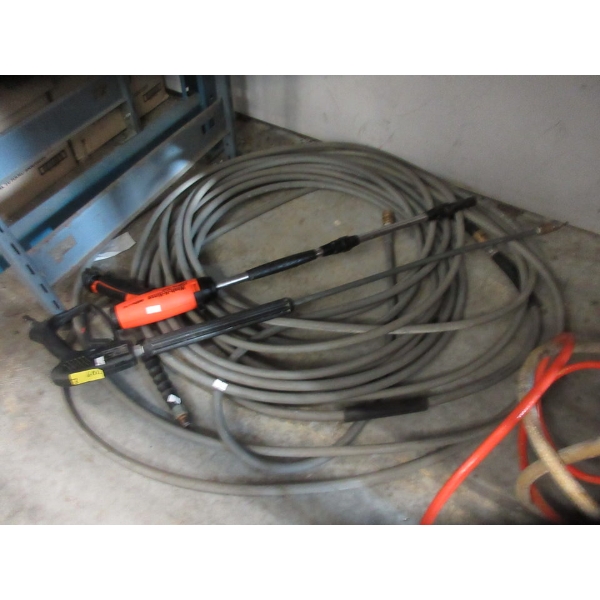 Pressure Washer Hose with 2 Washer Wands