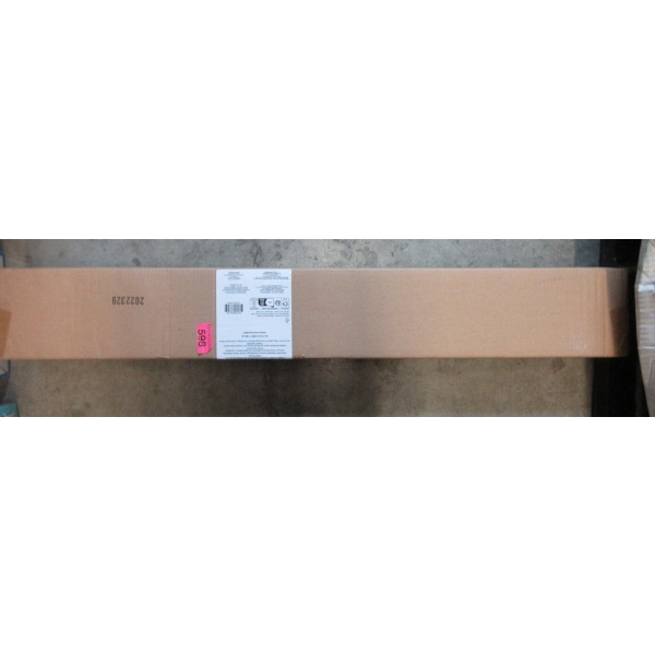 New Satin Nickle Bell Tension Shower Rod