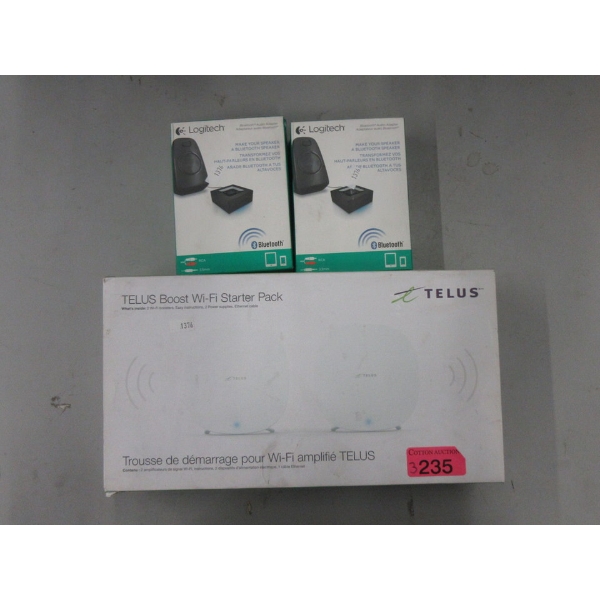 Telus WiFi Starter Pack & 2 Logitech Bluetooth Adaptors