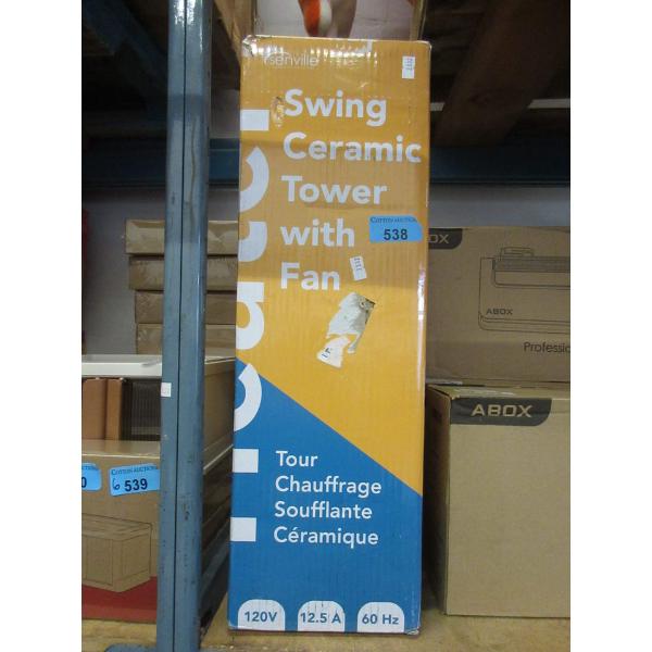 Senville Swing Ceramic Tower Heater with Fan