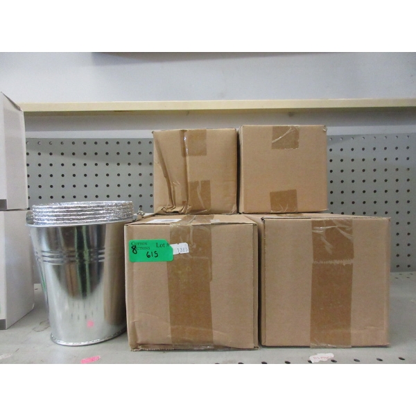 8 New Artlife Drip Grease Cans & Liner Sets
