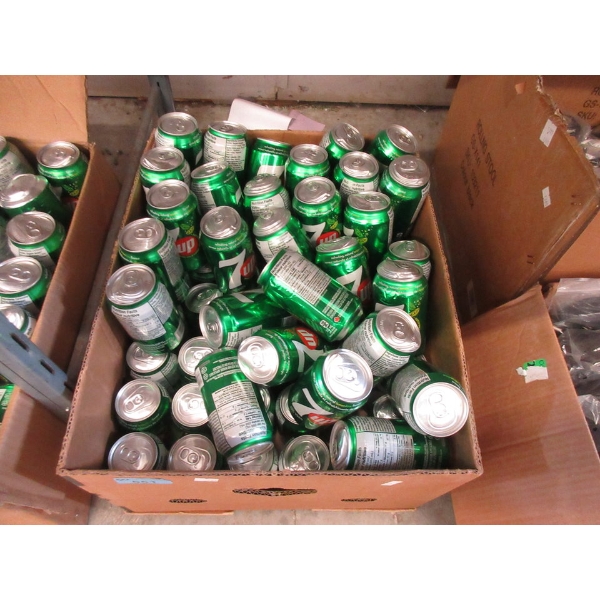 50 Dented 355 ml Cans of 7-Up