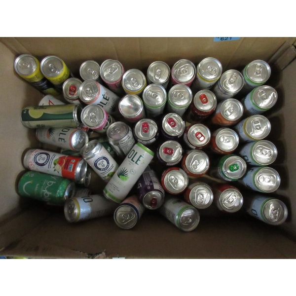 40+ Dented Cans of Assorted Beverages 