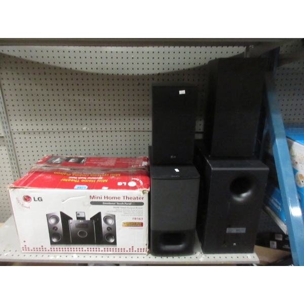 LG Mini Home Theater & 4 Sub-Woofers 