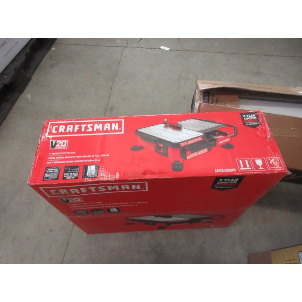 Craftsman V20 Compact 7" Wet Tile Saw