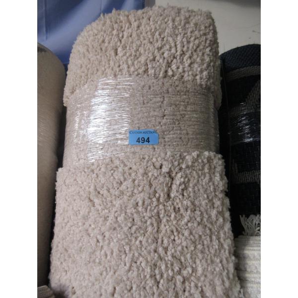 8' x 10' Beige Shag Area Carpet