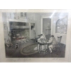 Image 2 : Vintage Signed Print "Wedding Breakfast" 