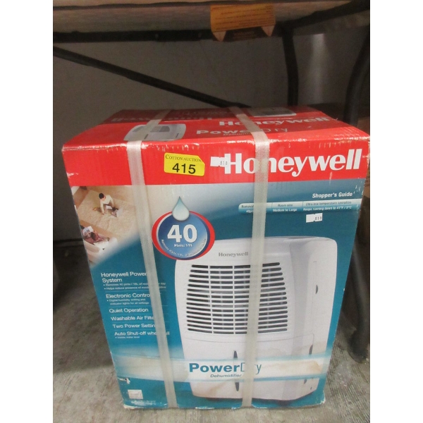 Honeywell Power Dry Dehumidifier in Box