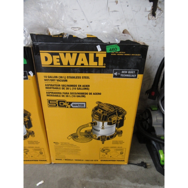 DeWalt 10 Gal Stainless Steel Wet/Dry Vac