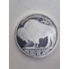 Image 1 : 1/2 Oz .999 Silver Indigenous/Buffalo Art Round 