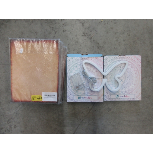 LED Neon Butterflies & New Stationery