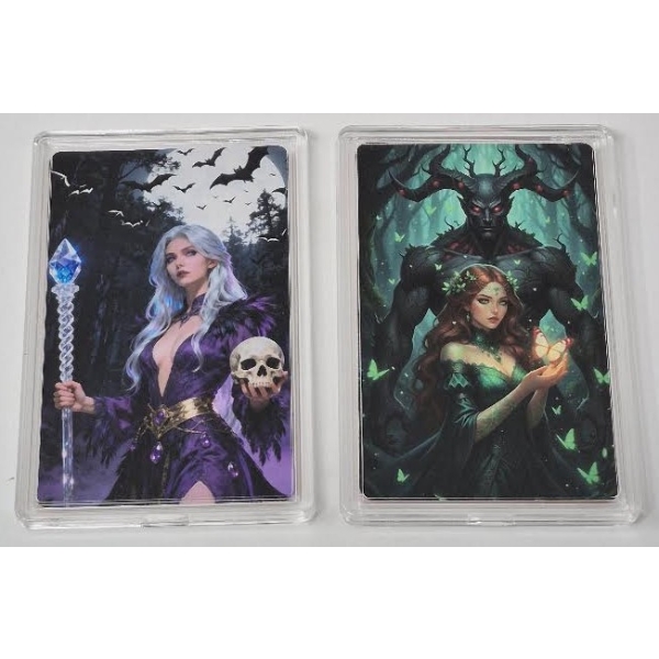 2 x 1 Oz .999 Copper Vixens Series Art Bars