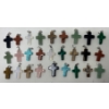 Image 1 : 25+ Assorted Gemstone Cross Pendants 