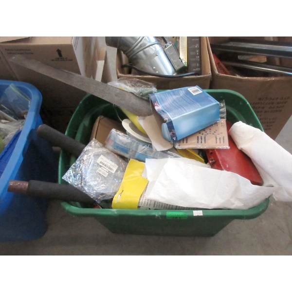 Tote of Tools & Handyman Goods - Preowned - As Is
