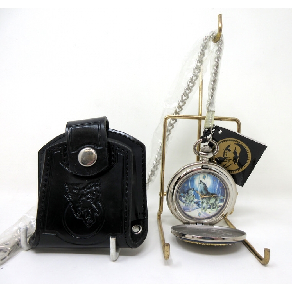 Franklin Mint "Spirit of the Wolf" Pocket Watch