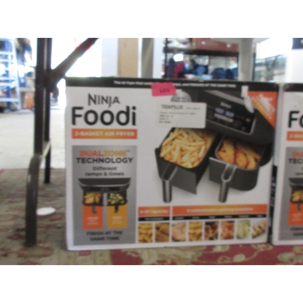 Ninja Foodi 2-Basket Air Fryer Oven - 8 QT Total