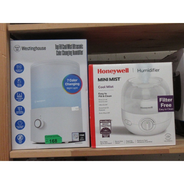 1 Westinghouse and 1 Honeywell Humidifier