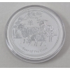 Image 1 : 2 Oz .999 Silver 2015 Year of Goat Coin Perth Mint