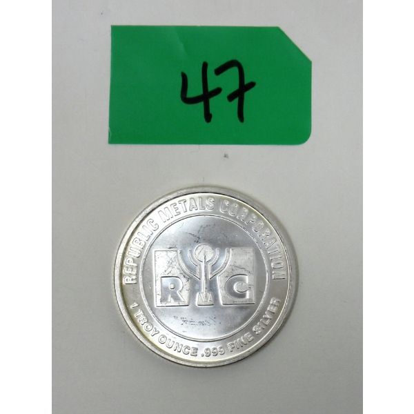 1 Oz .999 Silver RMC Round 