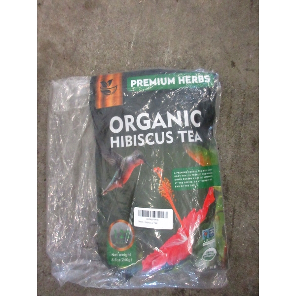 5 Packs of 120 Organic Hibiscus Tea Bags