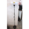 Image 1 : Black Floor Lamp with White Shade - No Box