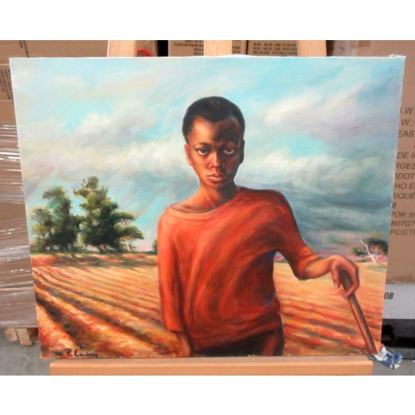 Original Pat Earley Oil on Canvas - Signed