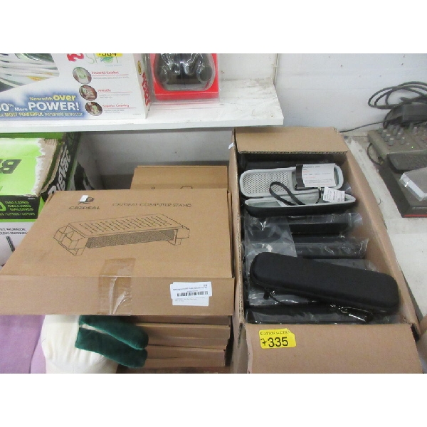 6 Laptop Stands & Case of New Zippered Cases