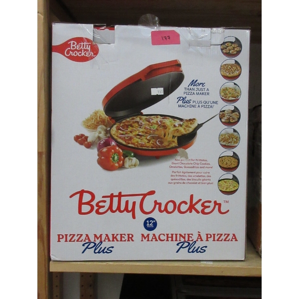 Betty Crocker Electric Pizza Maker Plus