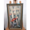 Image 1 : Abstract Paint on Canvas Wall Art 