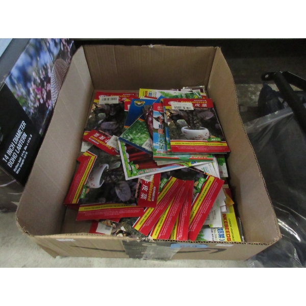 50+ New Packets of Assorted Vegetable & Flower Seeds