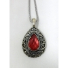 Image 5 : .925 Silver Gemstone Necklace, Ring & Bracelet Set
