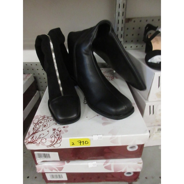 2 New Pairs of Size 10.5 & 11.5 Ladies Boxed Footwear