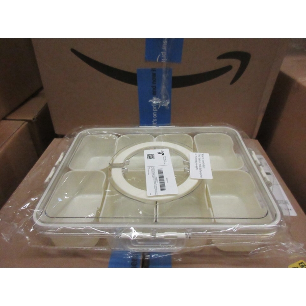 3 New Latch Top 8 Section Snacking Boxes 