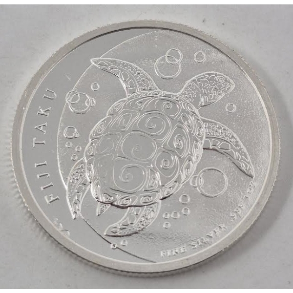 1 Oz .999 Silver 2013 Fiji Taku Coin 