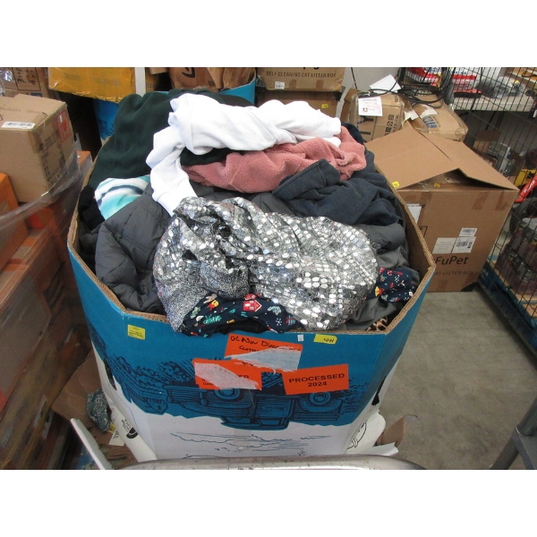 Skid of Overstock & Customer Return Clothing