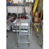 Image 1 : 4 Step Rolling Warehouse Safety Ladder