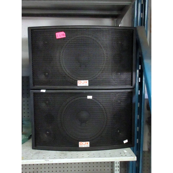 Pair of Pre Owned DUK Pro Audio KTV Speakers