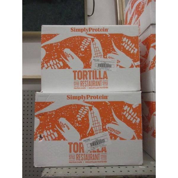 2 Cases of Simply Protein Tortilla Chips - Sea Salt
