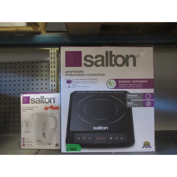 Salton Cooktop & Salton Electric Kettle