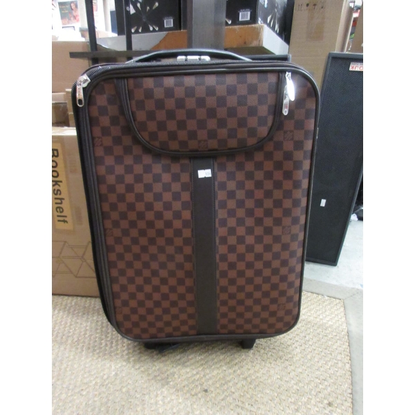 Vuitton Logo Replica Carry-On Spinner Luggage Bag