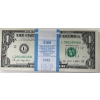 Image 1 : 100 x $1 USD Uncirculated Federal Reserve Bundle 