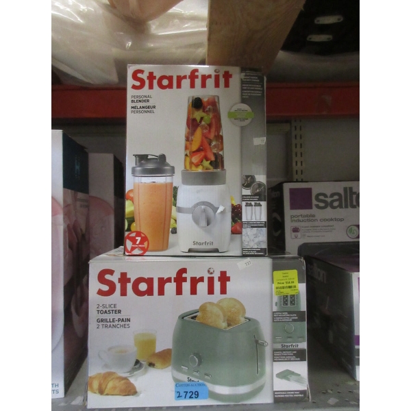 Starfrit 2-Slice Toaster & Personal Blender