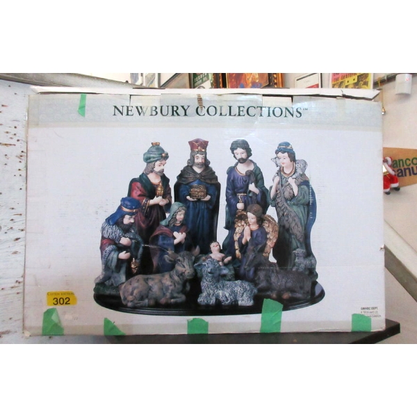 Newbury Collections Nativity Scene - Preowned